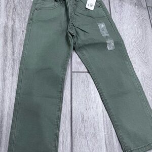 GAP Olive Stretch Slim Pants